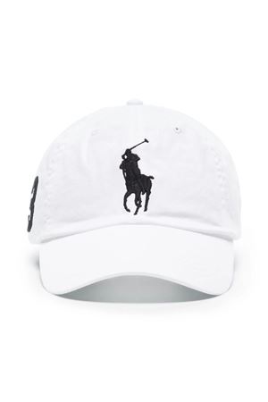 White cotton baseball cap RALPH LAUREN | 710673584003WHITE